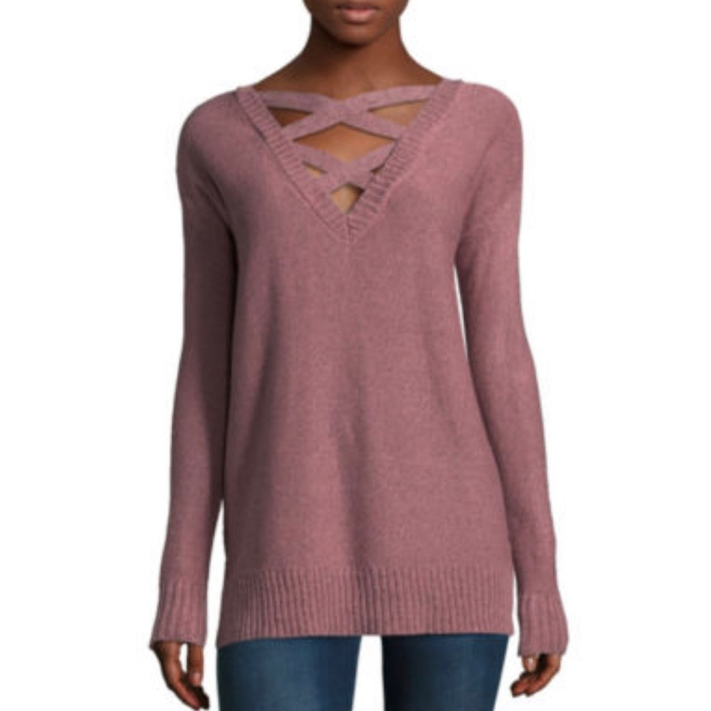 Arizona Criss Cross Tunic Sweater